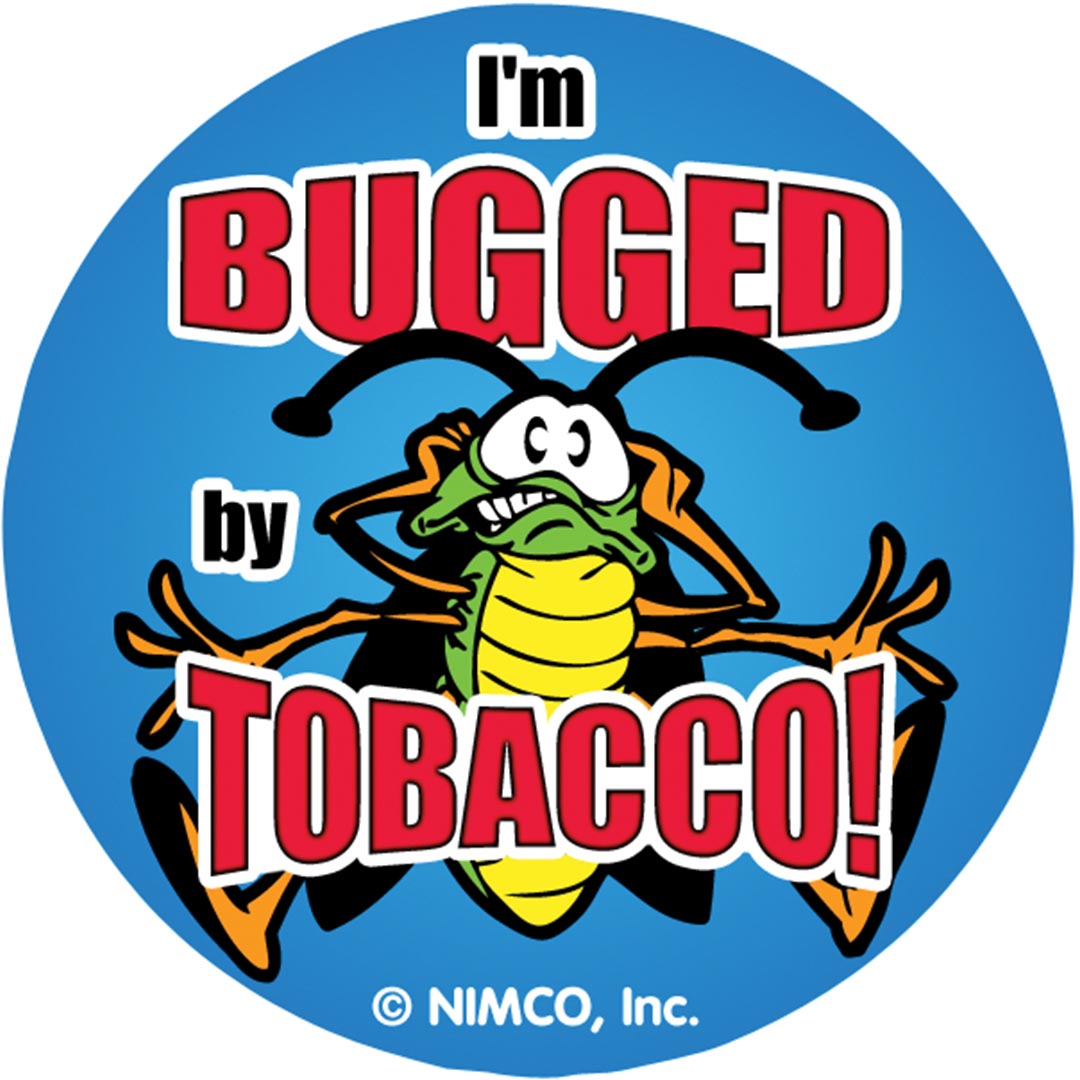 I’m Bugged by Tobacco! Stickers