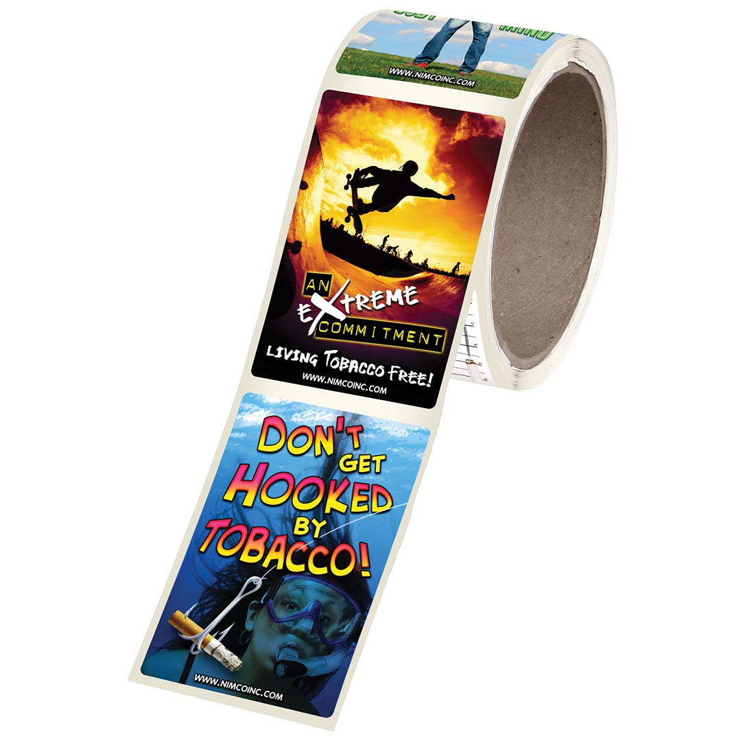 Tobacco Prevention Sticker Roll