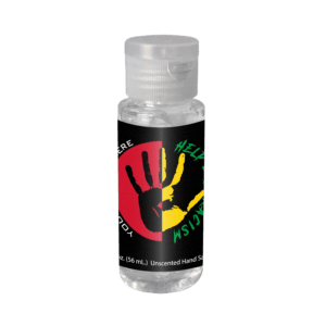 Black History Month Hand Sanitizer (Customizable): Help End Racism