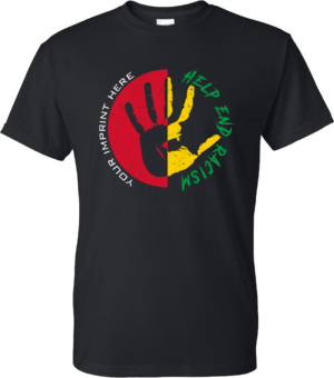 Black History Month Shirt: Help End Racism – Customizable