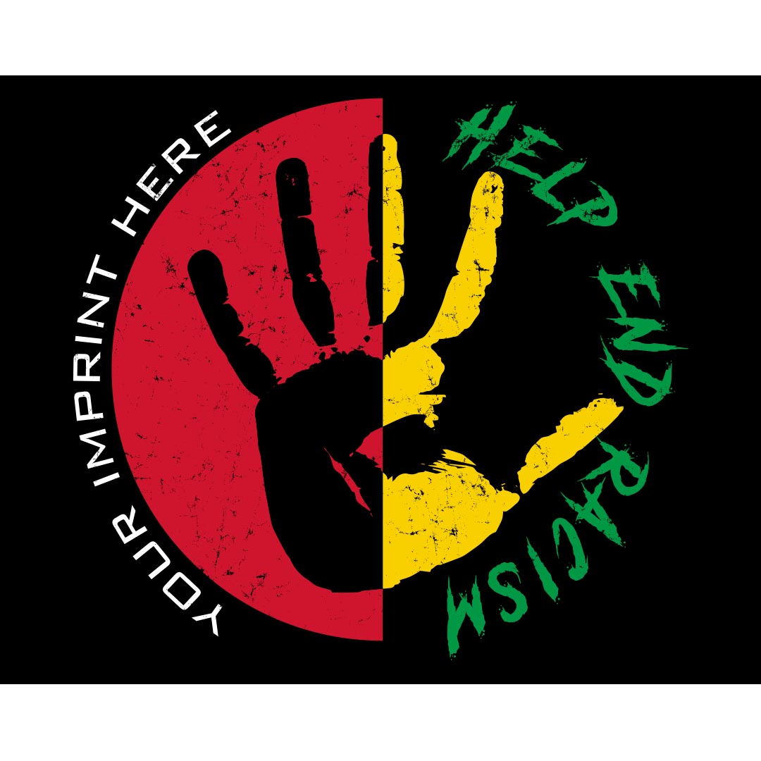 Black History Month Banner (Customizable): Help End Racism