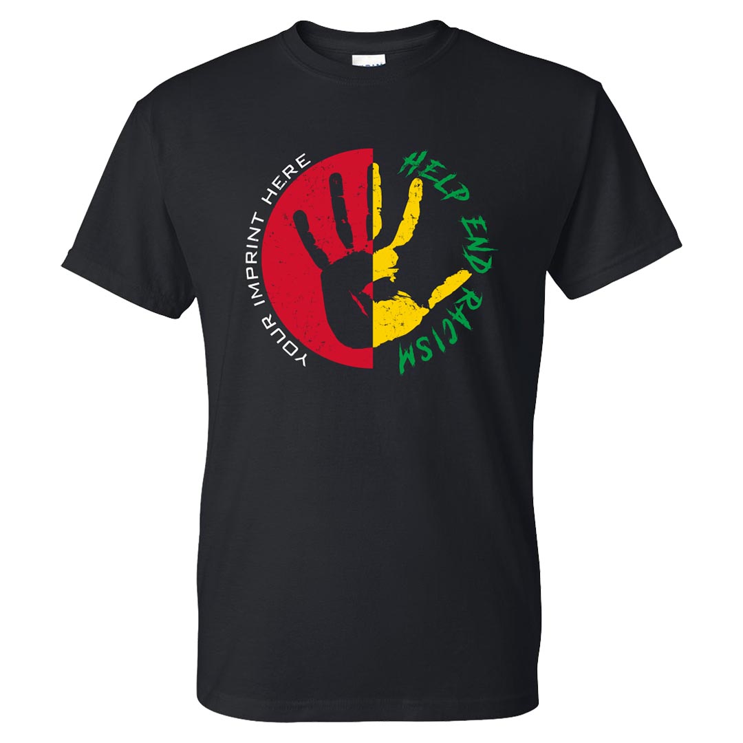 Black History Month Shirt: Help End Racism - Customizable
