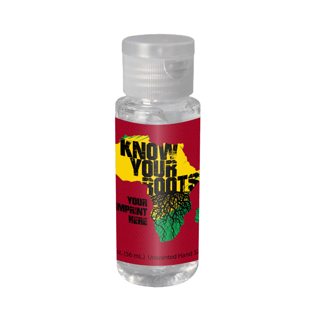 Black History Month Hand Sanitizer (Customizable): Know Your Roots Black History Month Hand Sanitizer (Customizable): Know Your Roots