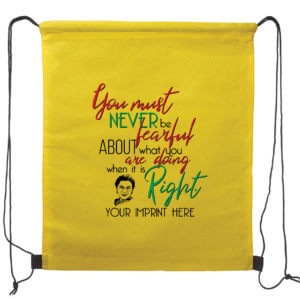 Black History Month Backpack (Customizable): You Must Never Be Fearful