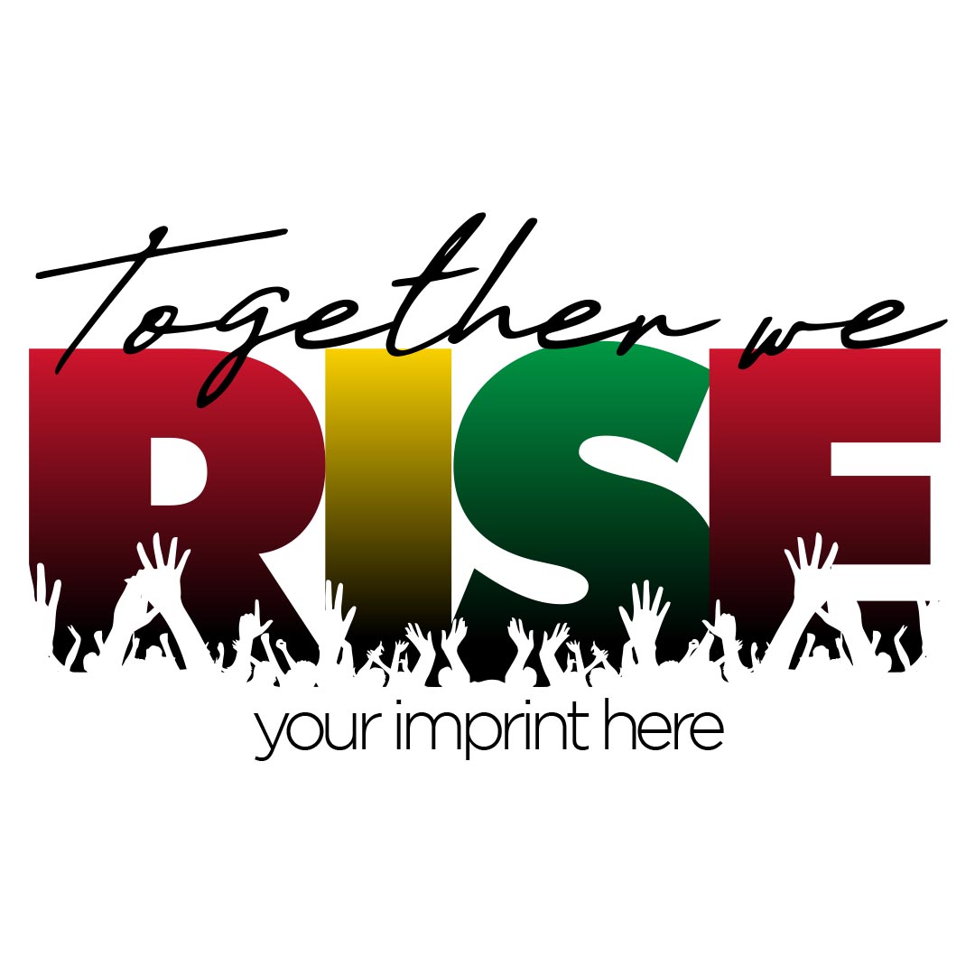 Black History Month Banner (Customizable): Together We Rise