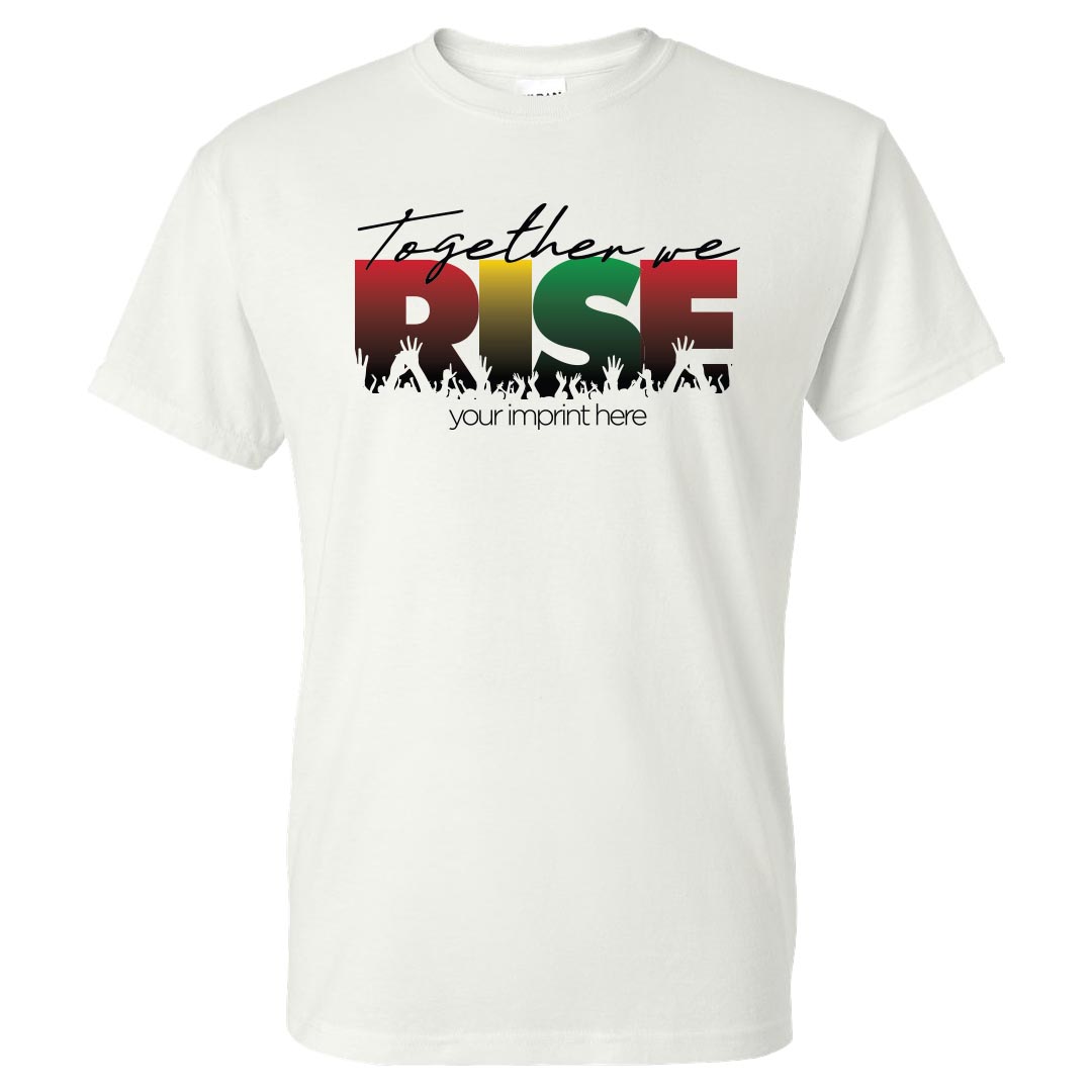 Black History Month Shirt: Together We Rise - Customizable