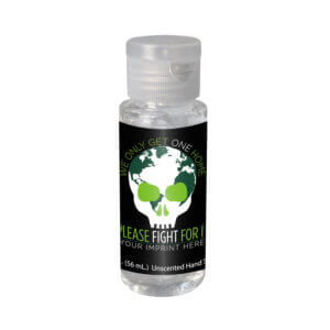 GO Green Hand Sanitizer (Customizable): We Only Get One Home