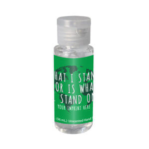 Go Green Hand Sanitizer (Customizable): What I Stand For