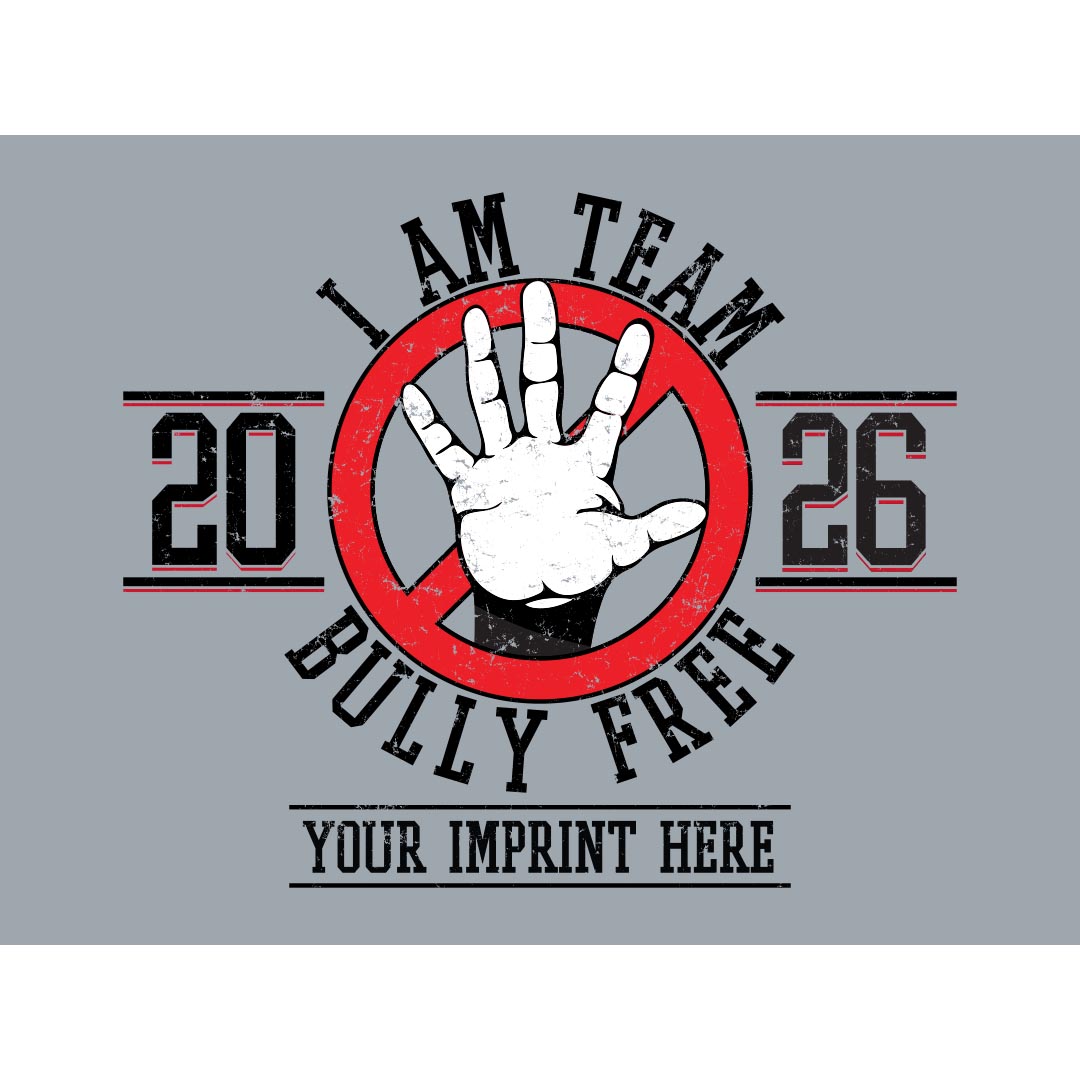 Bullying Prevention Banner (Customizable): I Am Team Bully Free