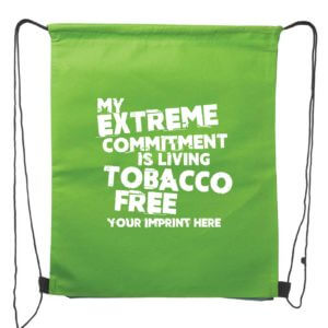 Tobacco Prevention Backpack: My Extreme Commitment – Customizable