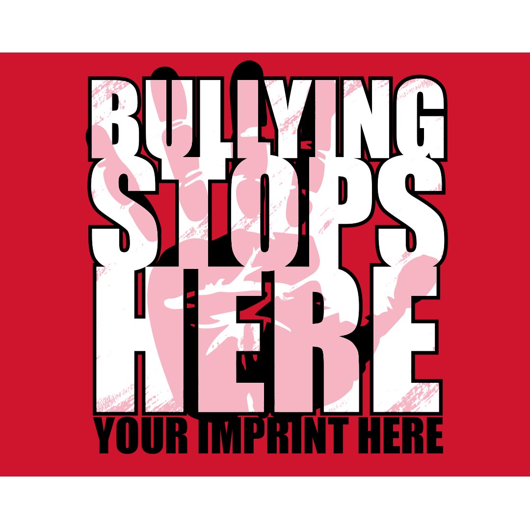 Bullying Prevention Banner (Customizable): Bullying Stops Here