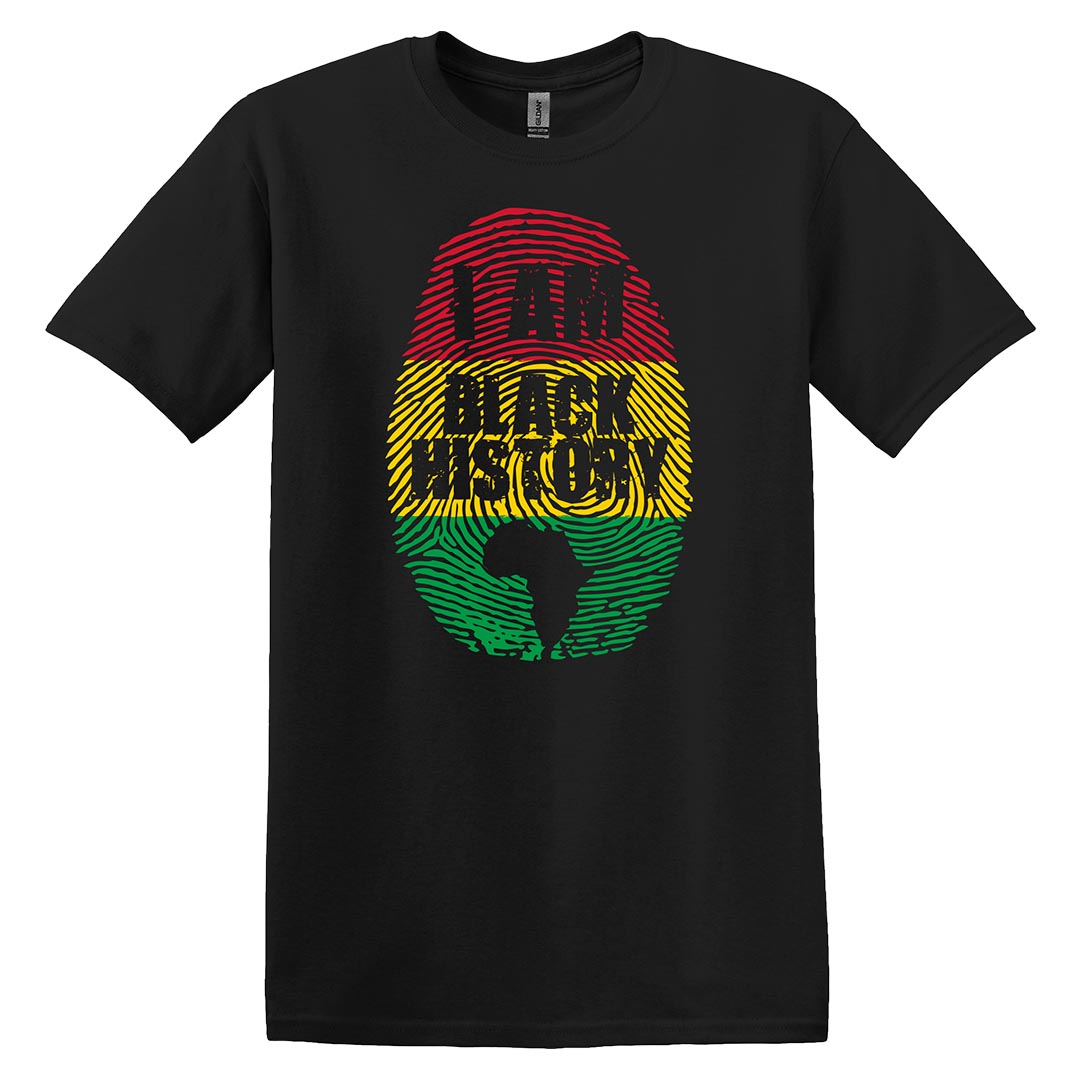 Black History Month Shirt: I Am Black History - Customizable