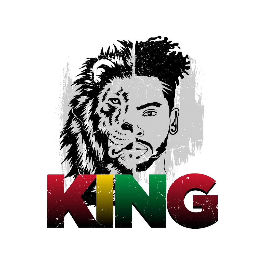 Black History Month Banner (Customizable): King