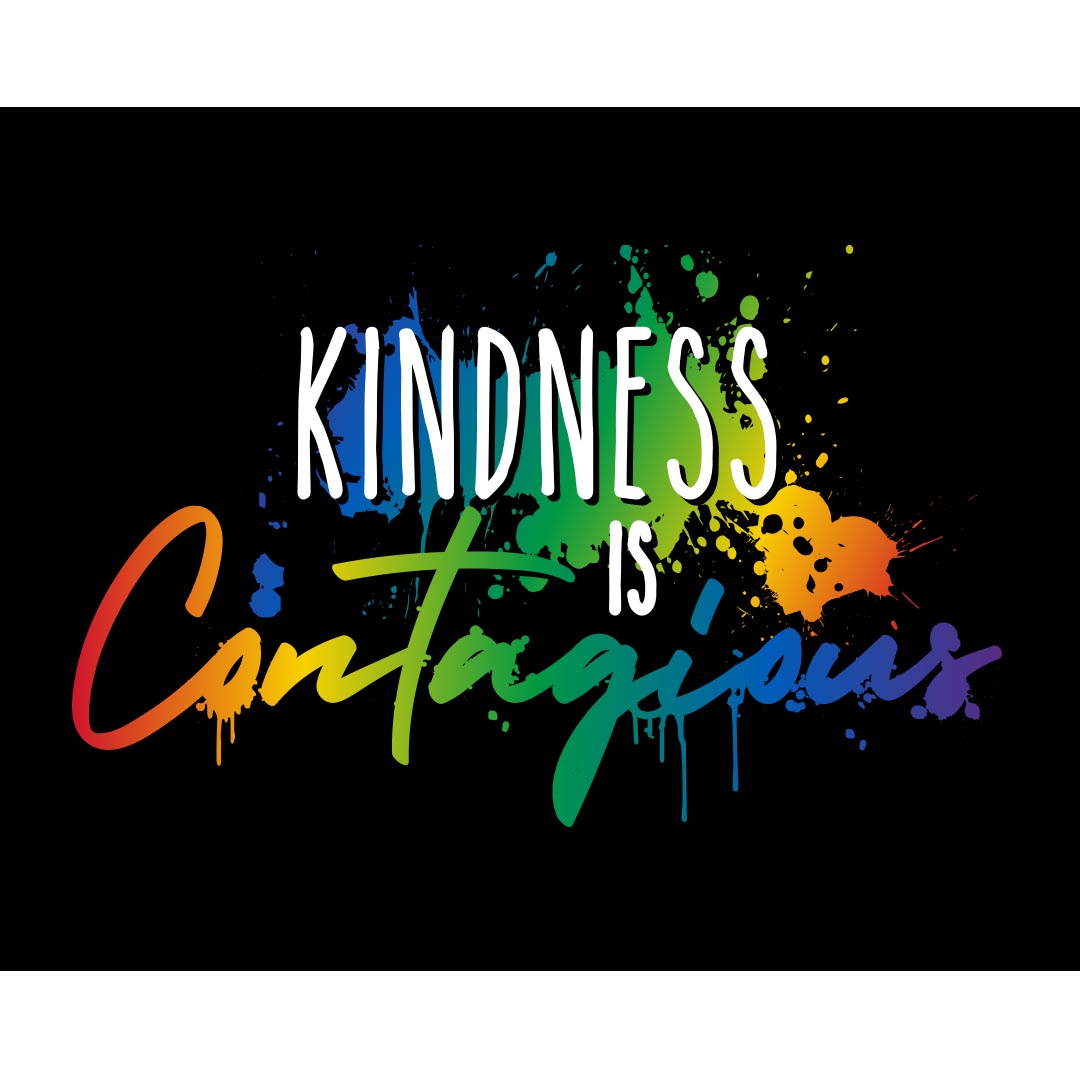 Kindness Banner (Customizable): Kindness Is Contagious – Design 2