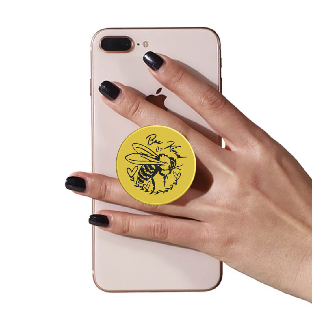 Kindness PopUp Phone Gripper (Customizable): Bee Kind