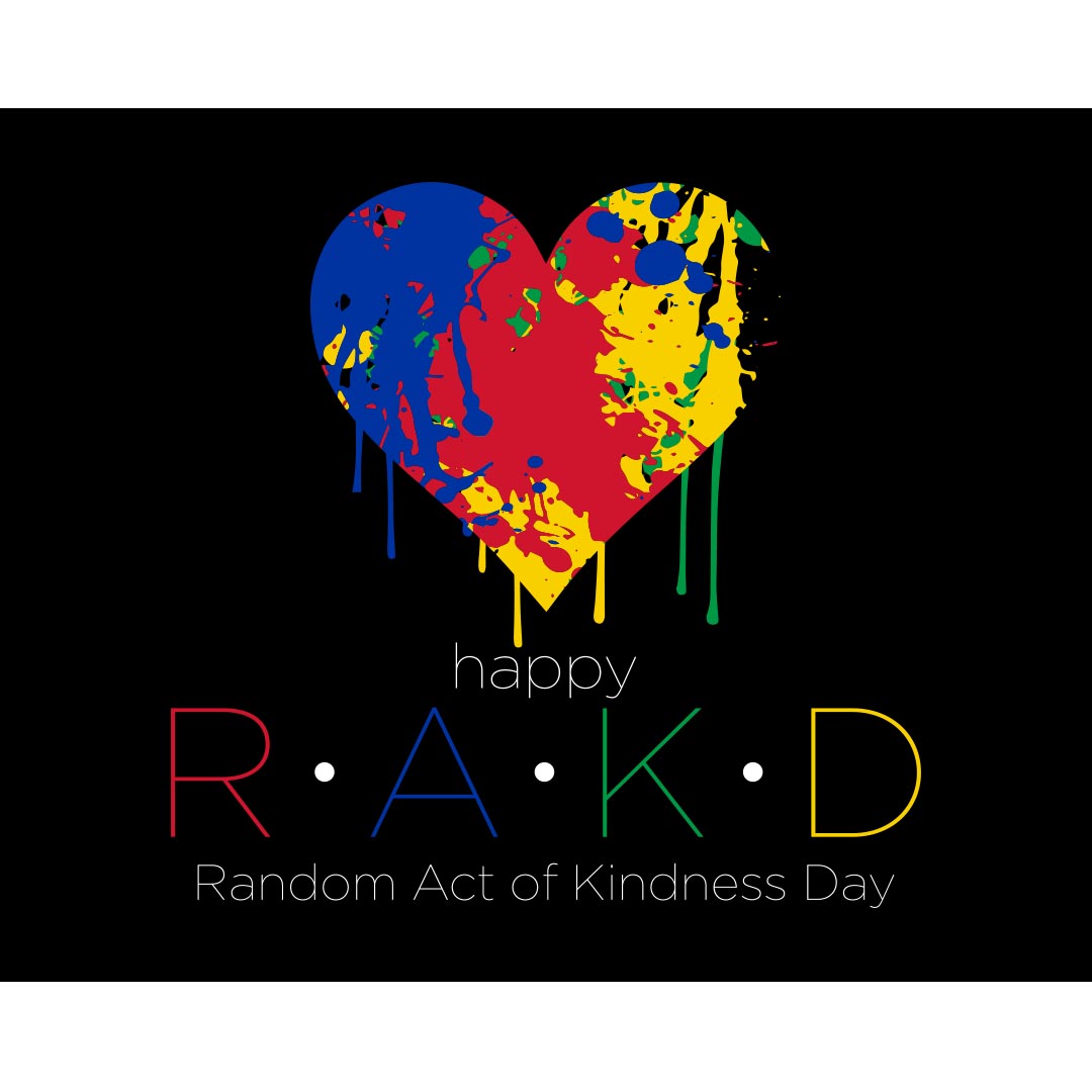 Kindness Banner (Customizable): Happy Random Act Of Kindness Day – Design 1