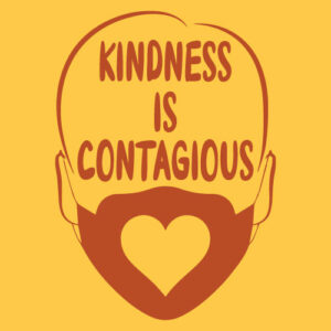 Kindness Banner (Customizable): Kindness Is Contagious – Design 1