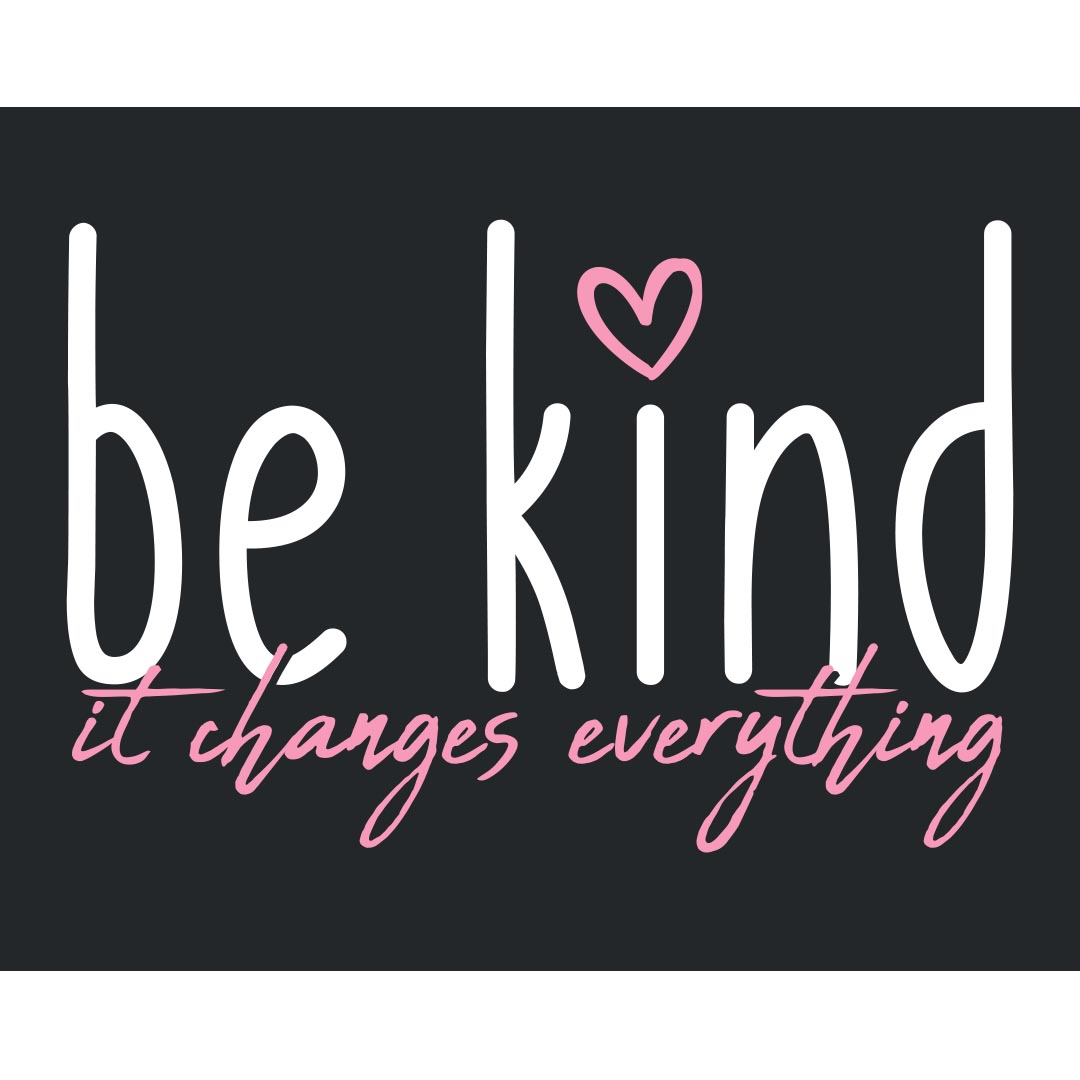Kindness Banner (Customizable): Be Kind It Changes Everything