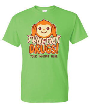 Drug Prevention Shirt: Tune Out Drugs – Customizable