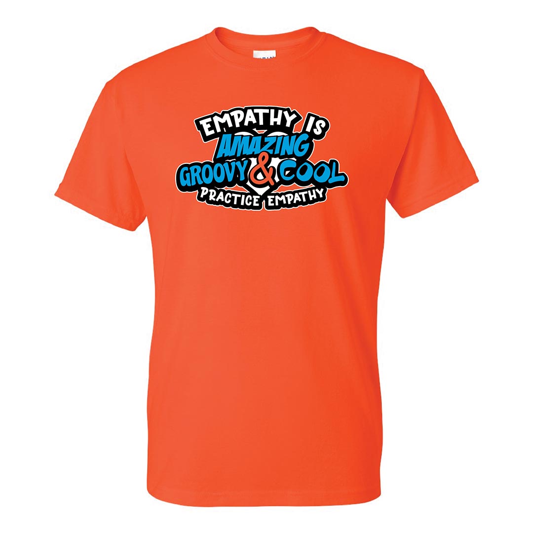 Kindness Shirt: Empathy is Amazing, Groovy & Cool - Customizable