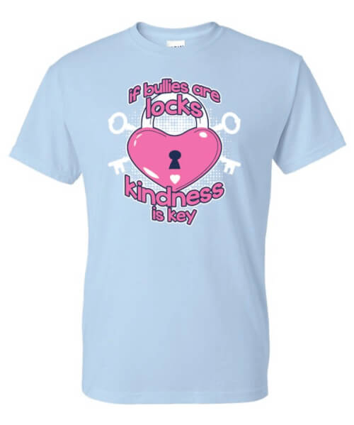 Kindness Shirt: If Bullies Are Locks Kindness Is Key – Customizable