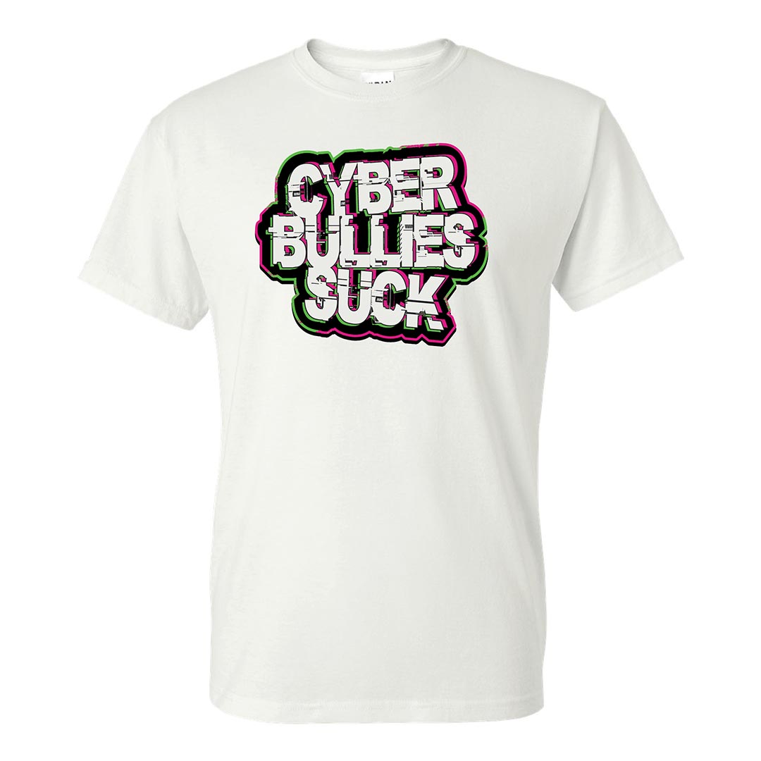 Bullying Prevention Shirt: Cyber Bullies Suck - Customizable