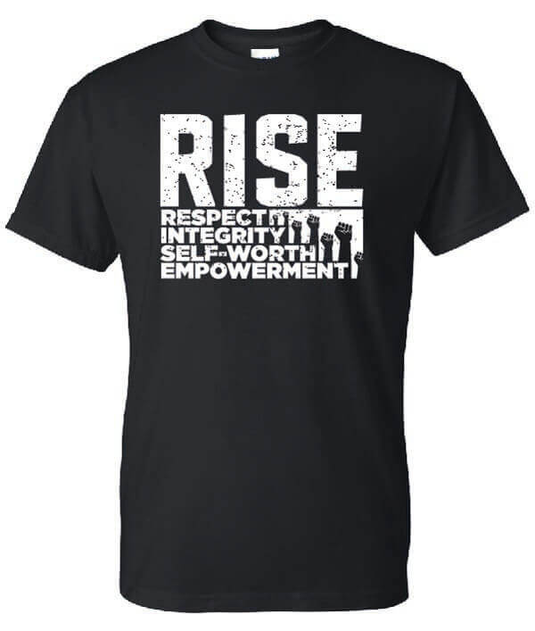 Character Building T-Shirt: RISE – Customizable