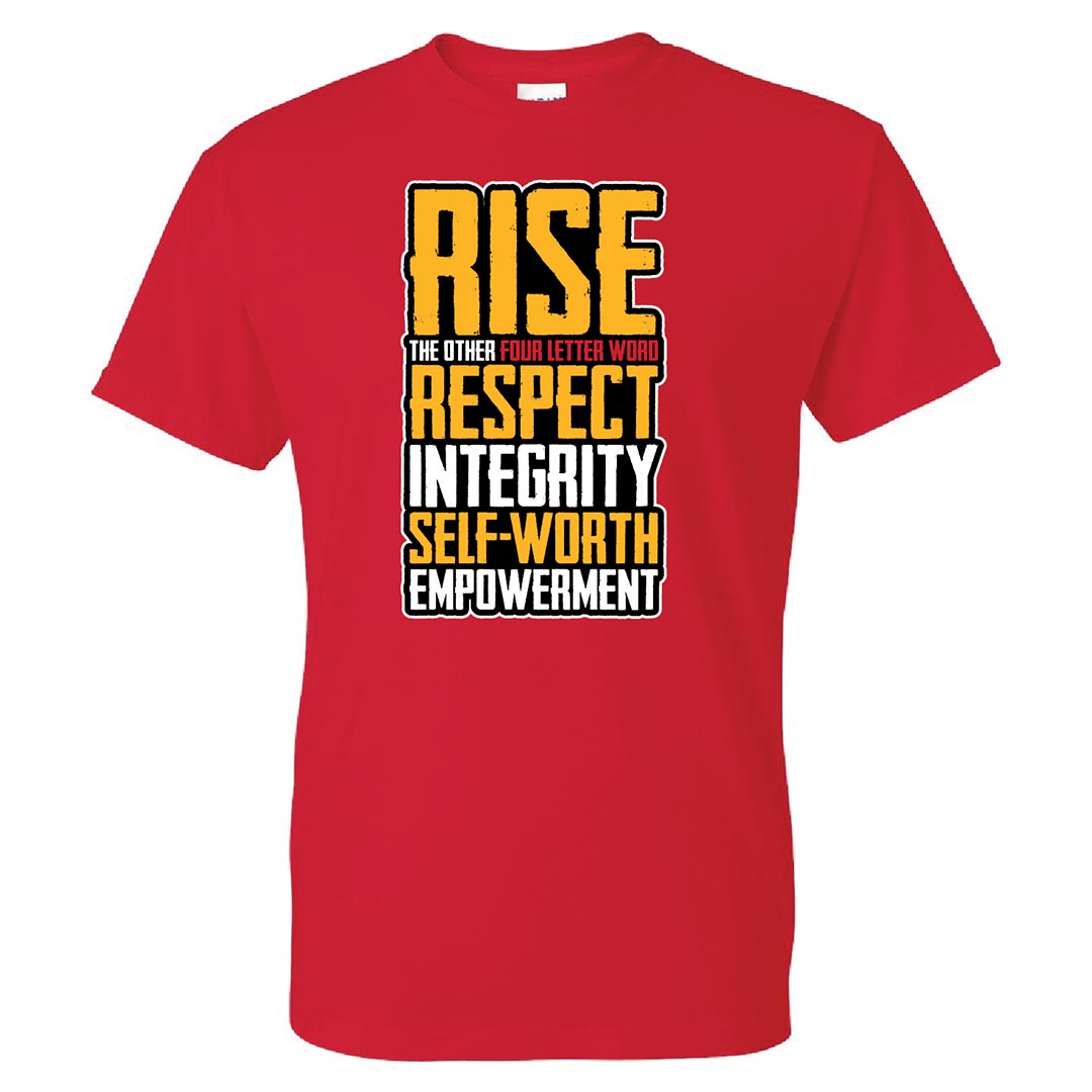Character Building Shirt: RISE – Customizable