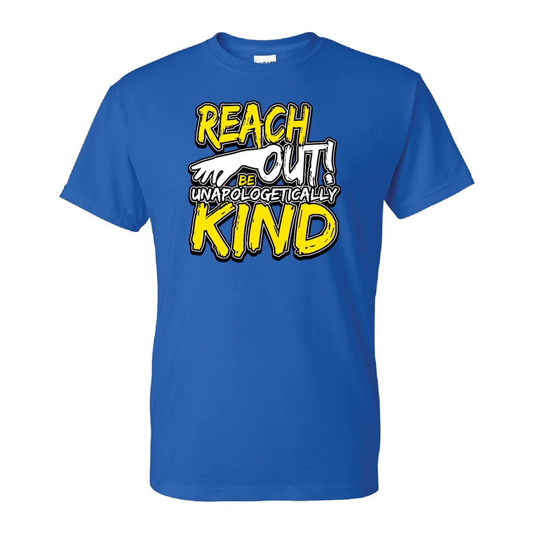 Kindness Shirt: Reach Out Be Unapologetically Kind – Customizable