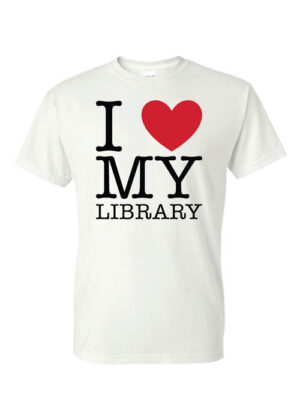 Librarian Shirt: I (Heart) My Library – Customizable