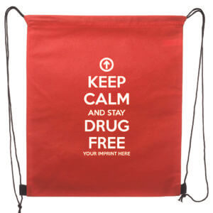 Drug Prevention Backpack (Customizable): Keep Calm And Stay Drug Free