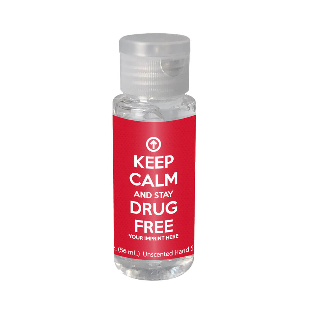 Drug Prevention Hand Sanitizer (Customizable): Keep Calm And Stay Drug Free Drug Prevention Hand Sanitizer (Customizable): Keep Calm And Stay Drug Free