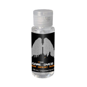 Tobacco Prevention Hand Sanitizer (Customizable): Game Over