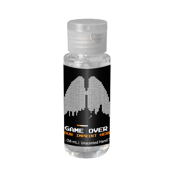 Tobacco Prevention Hand Sanitizer (Customizable): Game Over Tobacco Prevention Hand Sanitizer (Customizable): Game Over