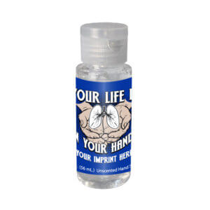 Tobacco Prevention Hand Sanitizer (Customizable): Your Life Is In Your Hands