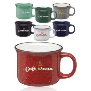 7.5 oz. Bijou Ceramic Campfire Coffee Mugs
