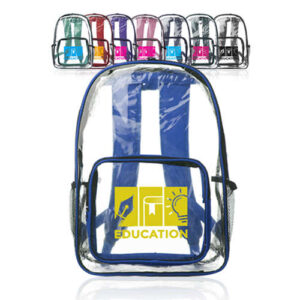 Pocket Clear Plastic Backpacks