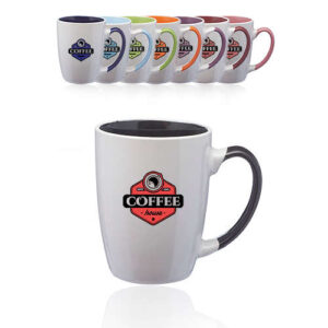 12 oz. Java Two-Tone Personalized Coffee Mugs