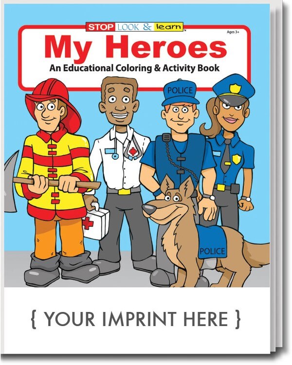 My Heroes Coloring And Activity Book – Customizable My Heroes Coloring And Activity Book – Customizable