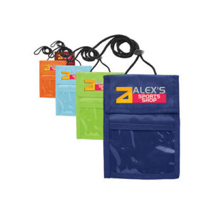 Two Pocket Flap Neck Wallet