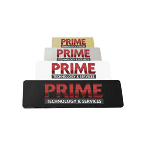 3″ X 1″ Metal Name Badge with Pin