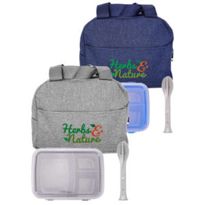 Handy Heathered Lunch To Go Set