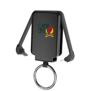 Keychain Power Bank with Flashlight