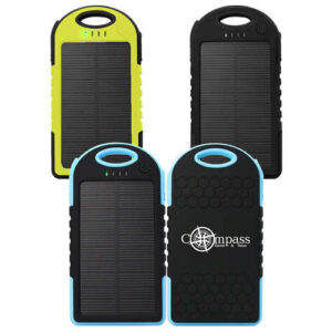Water Resistant Solar Power Bank