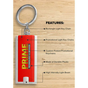 Rectangle Light Keychains