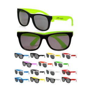 Two Tone Plastic Sunglasses