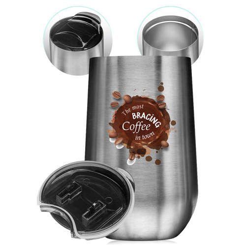 14 oz. Stainless Steel Mugs with Side Lock Lid 14 oz. Stainless Steel Mugs with Side Lock Lid