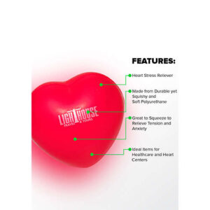 Red Heart Stress Balls
