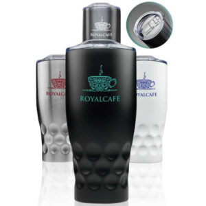 27 oz. Stainless Steel Grip Travel Mugs