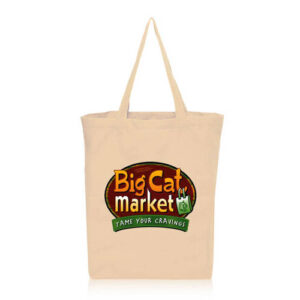 Gusseted Cotton Tote Bags